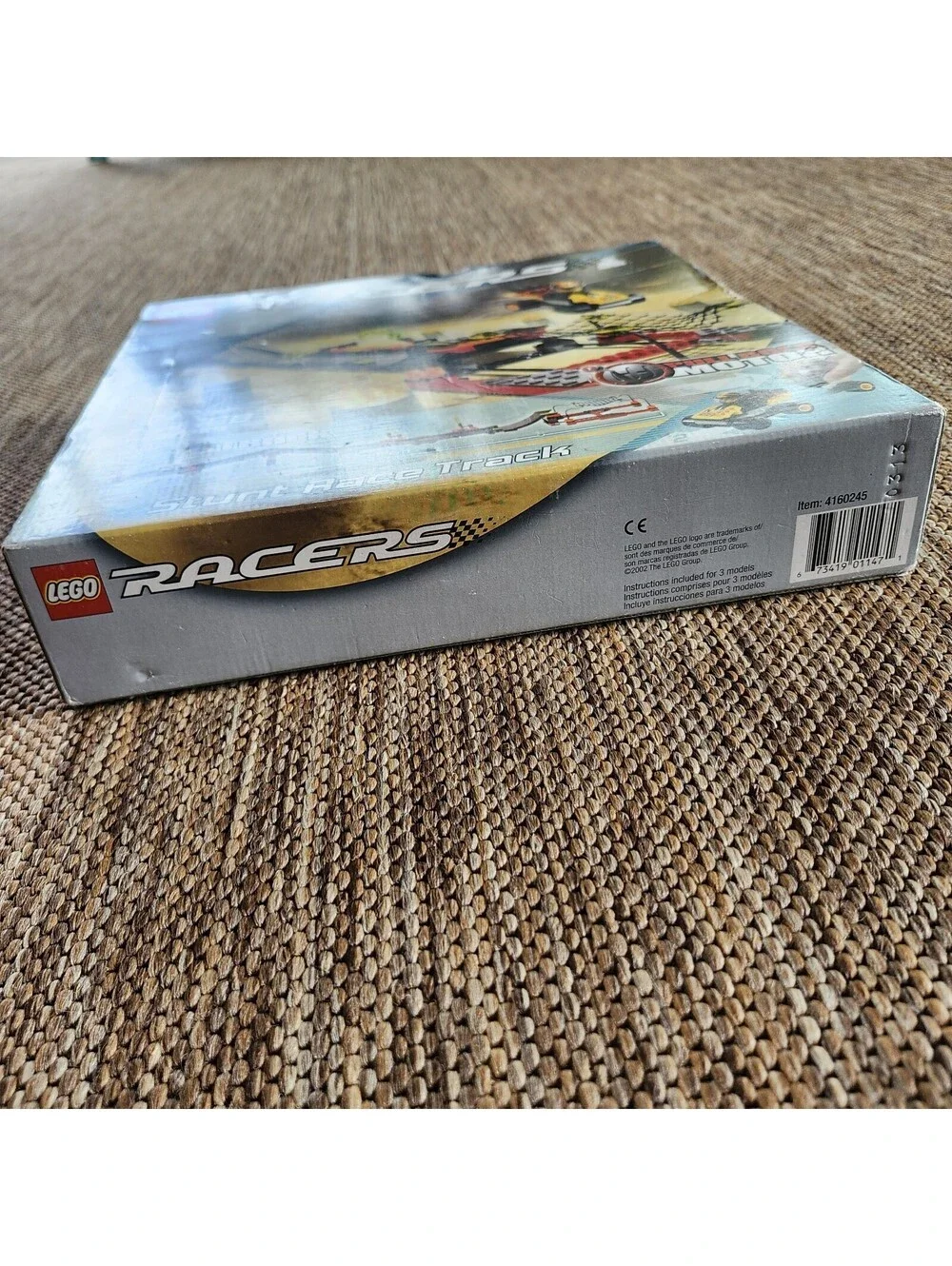 LEGO Racers: Stunt Race Track (4586) New Sealed Vtg 2002 Pull Back Motor Minifig